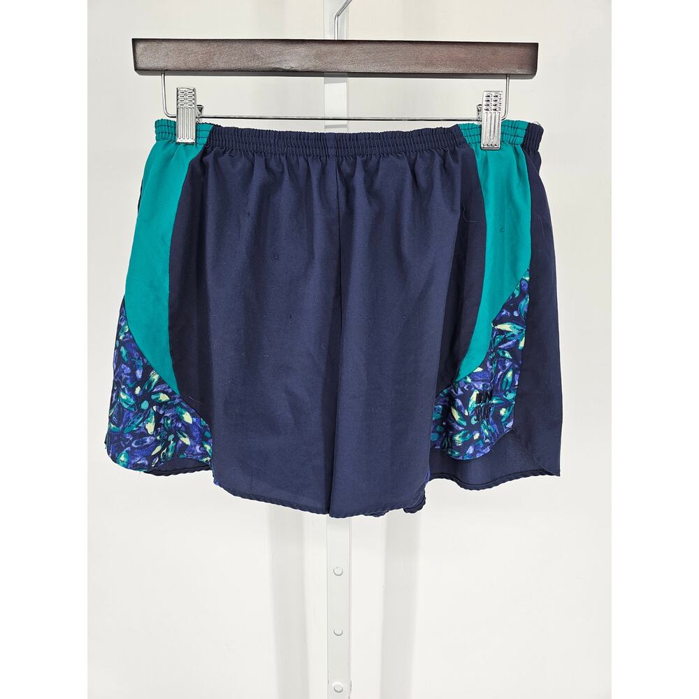 Vintage 1990s IN Sport Womens Sz L Loose Fit Athletic Running Shorts Blue
